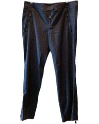 Moncler Pantalons en Laine Gris