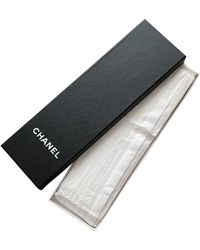 Chanel Guantes largos de Cachemira - Blanco