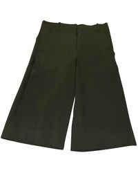 Marni Pantaloni in cotone kaki - Verde