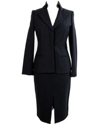 Max Mara Black Wool Skirt