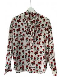 Sandro Seide Bluse - Weiß