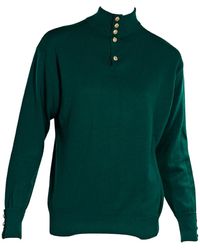 Chanel Jersey en cachemira verde
