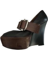 Marni Décolleté in Pelle - Marrone