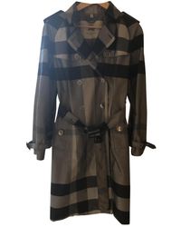Burberry Silk Trench Coat - Grey