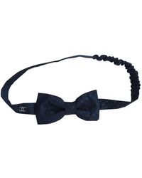 Chanel Accesorio para la cabeza de Seda - Azul