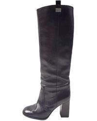 Diane von Furstenberg Leder Stiefel - Braun