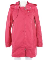 Moncler Mantel en Coton Rouge - Multicolore