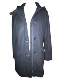 Woolrich Manteau en laine - Bleu