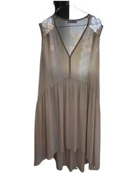 Sandro Midi kleid - Grau