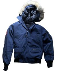 Canada Goose Chilliwack Navy Polyester Coats - Blue