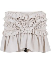 Isabel Marant Gonna in seta ecru \N - Multicolore