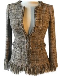 Chanel Chaqueta corta Tweed - Neutro
