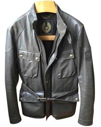 Belstaff 'reddale' Leather & Genuine Shearling Jacket in Black for Men -  Lyst