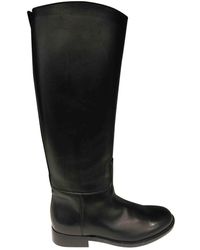 Valentino \n Black Leather Boots