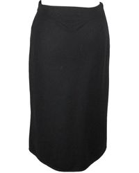 Valentino Jupe \N en Coton Noir