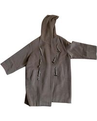 Max Mara Vintage Atelier Camel Wool Coats - Multicolour