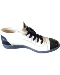 Chanel Leder Sneakers - Natur