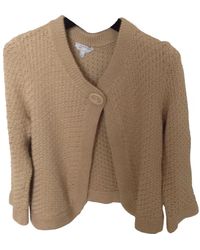 Max Mara Beige Cotton Knitwear - Natural