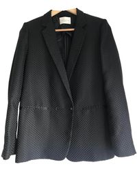 Sandro Jacke Polyester Schwarz