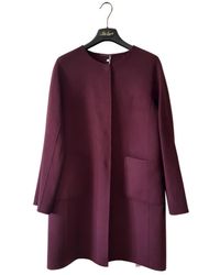 Max Mara Wool Coat - Purple
