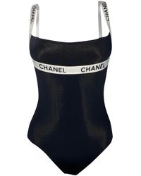 Chanel Einteiliger Badeanzug - Schwarz