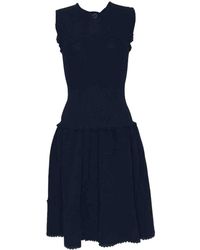 Chanel Vestido midi - Azul