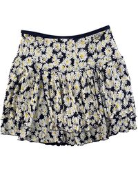 Diane von Furstenberg Seide Mini rock - Blau