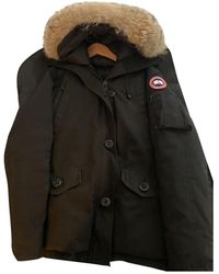 Canada Goose Montebello Black Fur Jacket