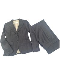 Max Mara Wool Suit Jacket - Multicolour