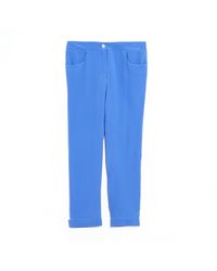 Chanel Chino in Seta - Blu