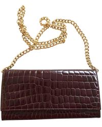 Max Mara Leather Clutch Bag - Multicolour