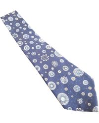 Hermès Corbatas en seda - Azul