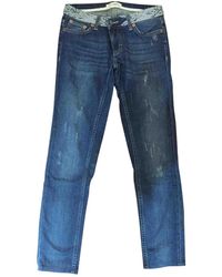 Maje Blue Cotton Jeans