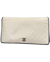 Chanel Cartera Timeless/Classique de Cuero - Neutro