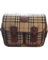 Burberry Leather Satchel - Brown