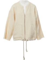 Isabel Marant Giacca in lana ecru \N - Neutro