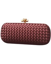 BV The Pouch Clutch Bag In Nappa Leather Pink 2020 - Gearpy