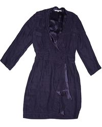 Sandro Seide Mini kleid - Lila