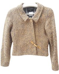 Chanel Giacca corta in Lana - Multicolore