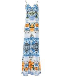 Stella McCartney \\n Multicolor Silk Jumpsuits - Blue