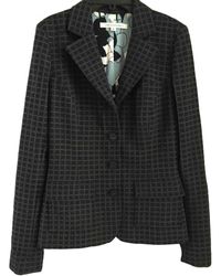 Diane von Furstenberg Wolle Blazer - Grau