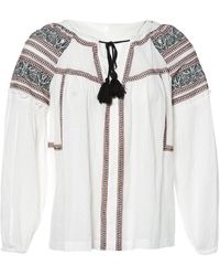 Maje White Cotton Top