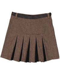 Dolce & Gabbana Jupe \N en Laine Marron