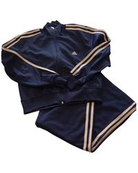 adidas jumpsuit blue