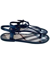 Burberry Flip Flops - Black