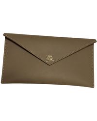 Max Mara Leather Wallet - Natural