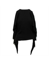 Valentino \n Black Viscose Top