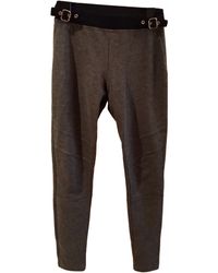 Sandro Hose Viskose Grau