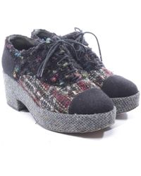 Chanel Décolleté in Tela - Blu