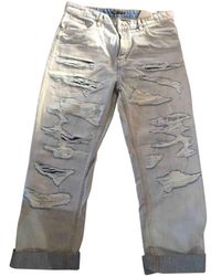 Maje Blue Cotton Jeans